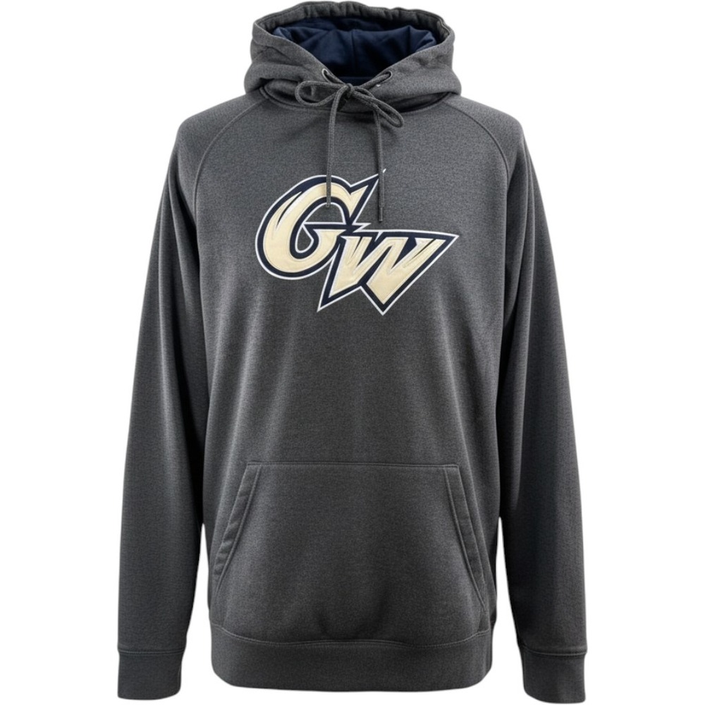 Colosseum George Washington University Embroidered Hoodie Sweatshirt Mens Large